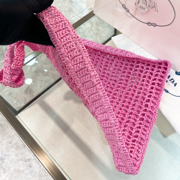 Crochet Tote Bag“38*36*3CM”-088=