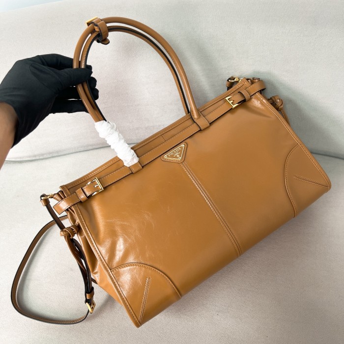 Bonnie large leather handbag“38*30*12CM”-0821=