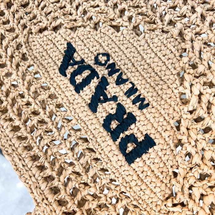 Crochet Tote Bag“38*36*3CM”-088=