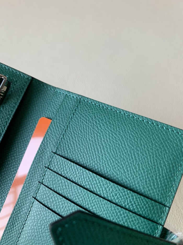 Bearn Compact Wallet Epsom Leather“10*12CM”-053=