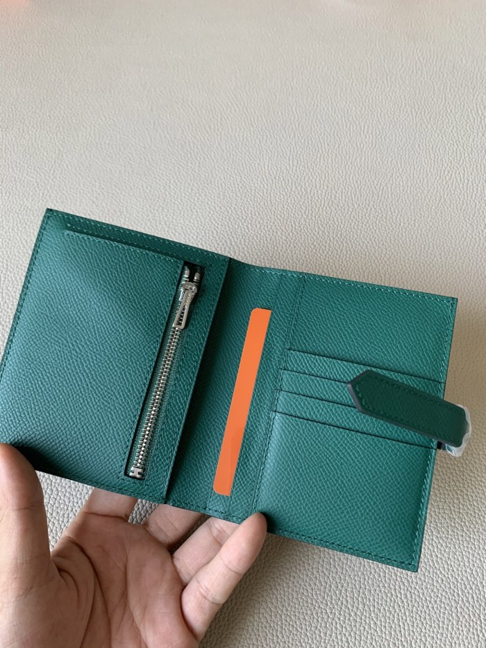 Bearn Compact Wallet Epsom Leather“10*12CM”-053=