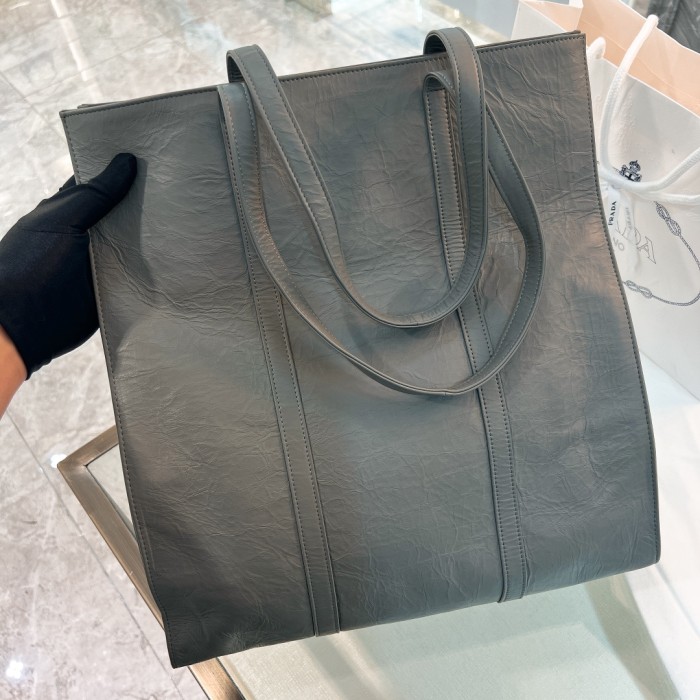 Logo-Plaque Tote Bag“39*36*13CM”-0051=