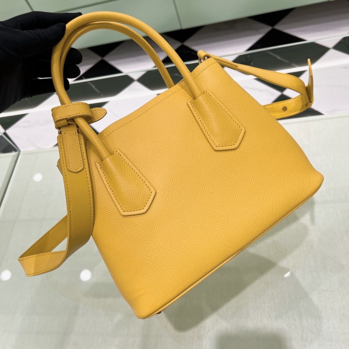 Double Saffiano Leather Bag “25*18.5*12.5CM”-0811=
