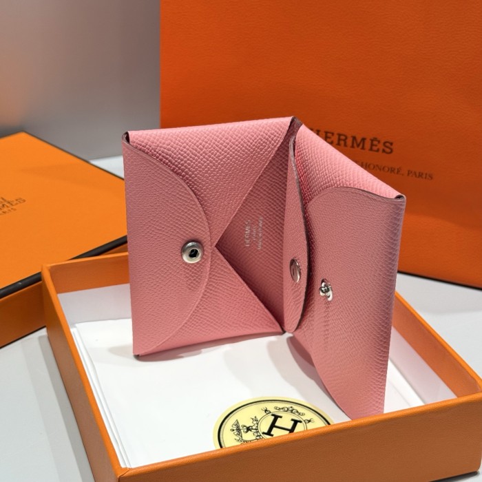 Calvi Duo Card Holder Epsom“10.5*7*1.3CM”-004=