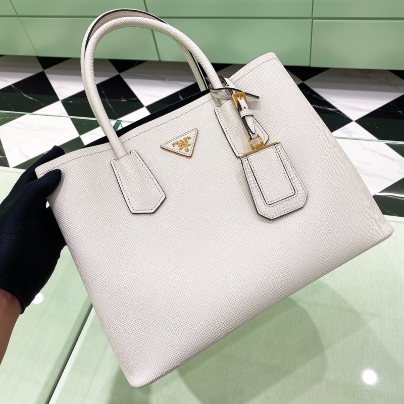 Double Saffiano leather bag“33*25*14.5CM”-0031=