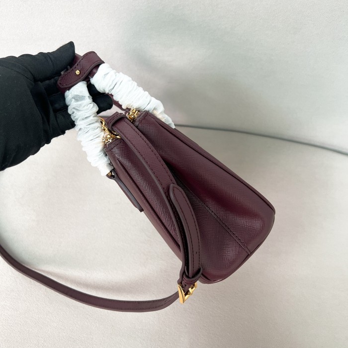 Galleria Saffiano Leather Bag“20×14.5×9.5CM”-0011=
