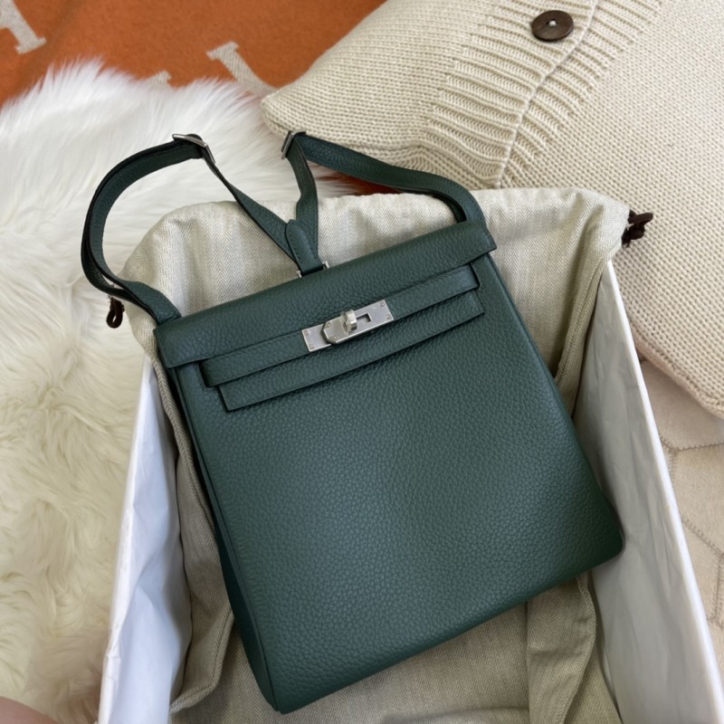 Kelly Ado“22*9*23CM”Togo Leather -0551=