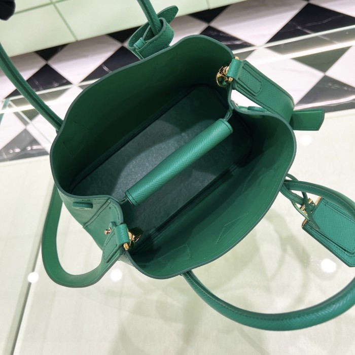 Double Saffiano Leather Bag “25*18.5*12.5CM”-0811=