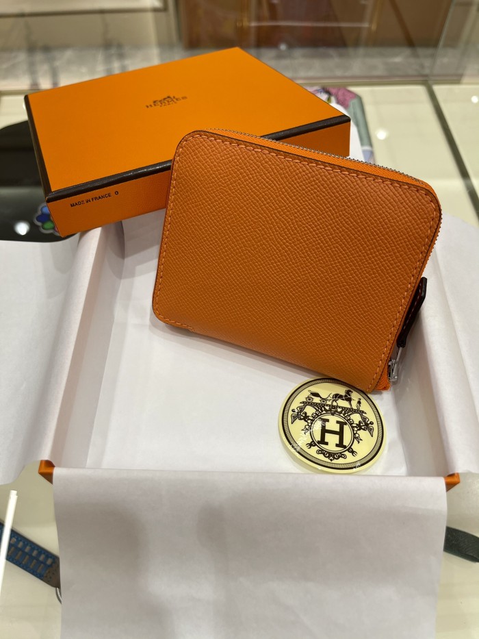 Silk'In Compact Wallet Epsom“11.5*2*9.5CM”-035=