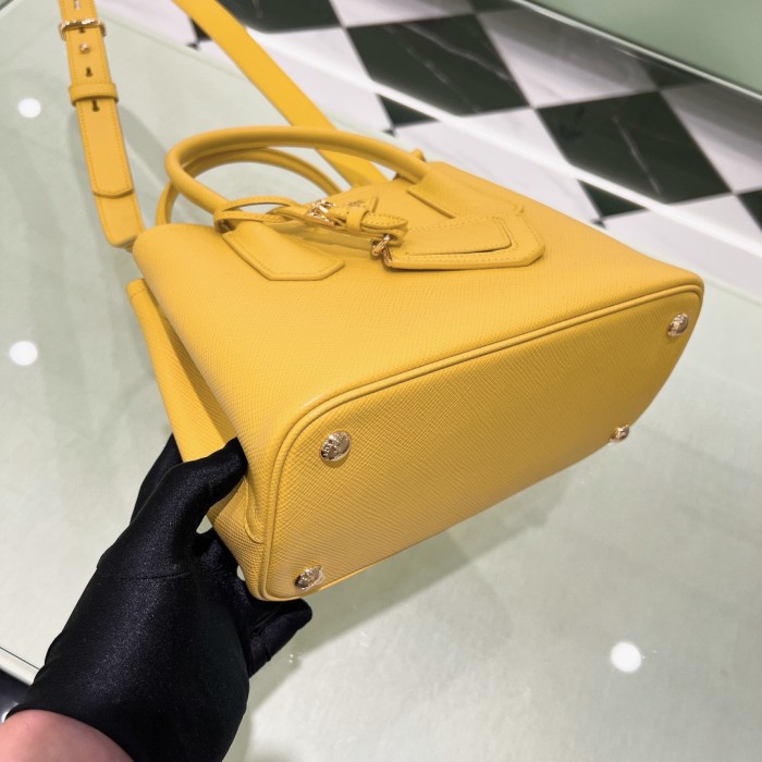 Double Saffiano Leather Bag “25*18.5*12.5CM”-0811=