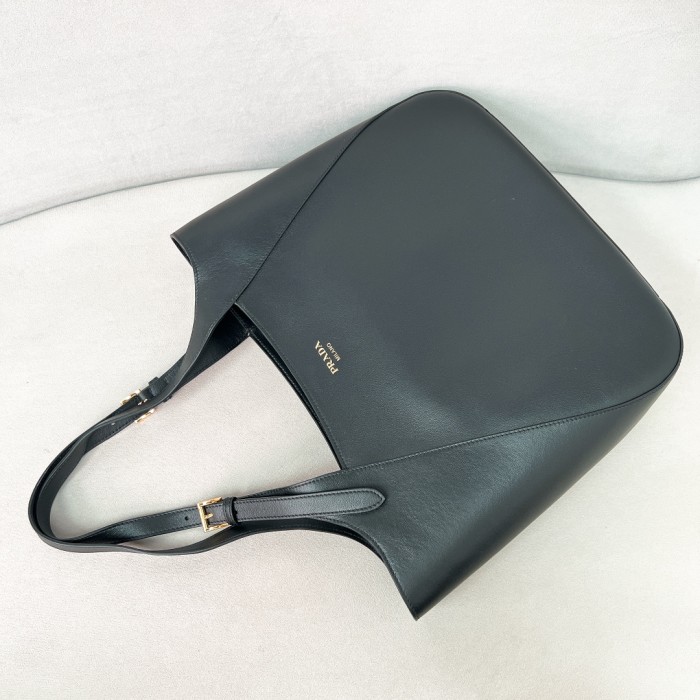 Large Leather Tote Bag“37*33*9CM”-0831=