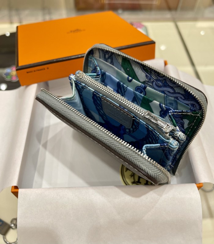 Silk'In Compact Wallet Epsom“11.5*2*9.5CM”-035=