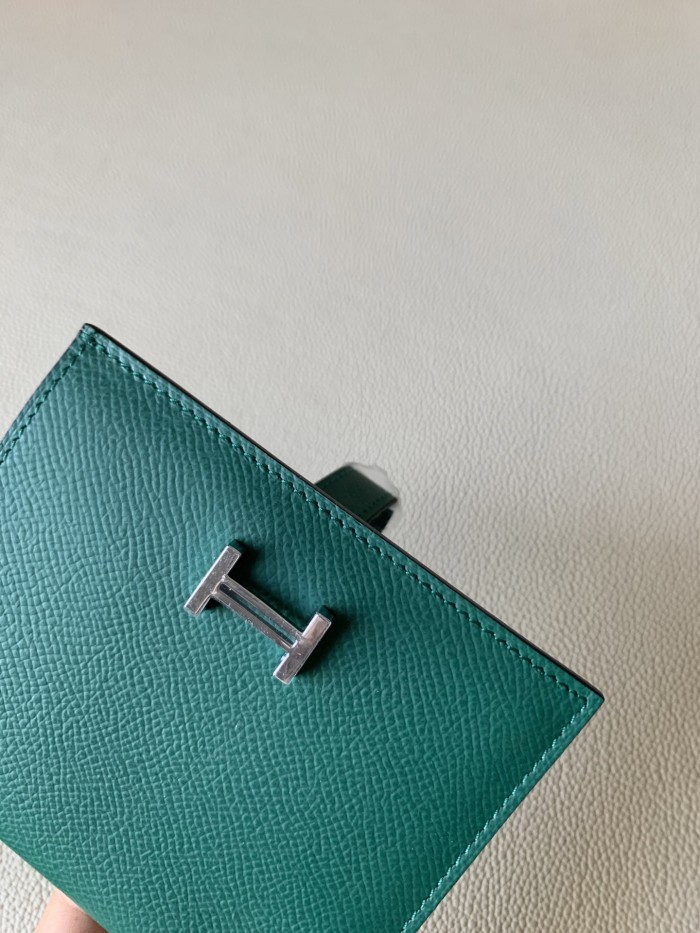 Bearn Compact Wallet Epsom Leather“10*12CM”-053=