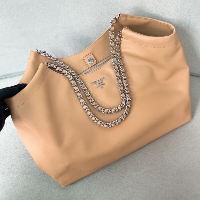 Soft Calf Chain Tote Bag“39*29*19CM”-0821=