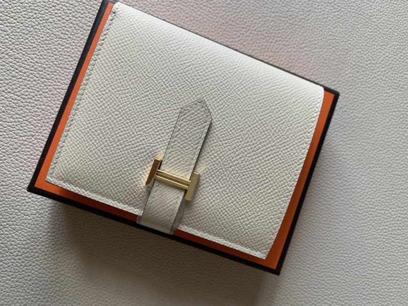 Bearn Compact Wallet Epsom Leather“10*12CM” -053=