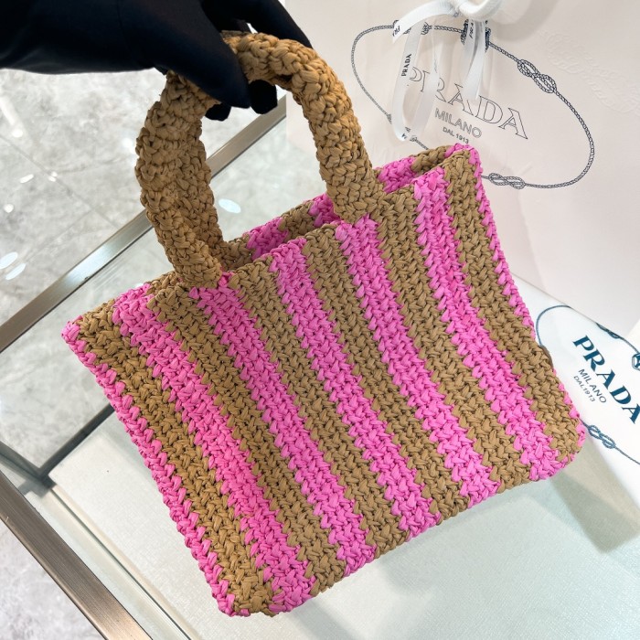 Crochet Tote Bag“24*24*8CM”-089=