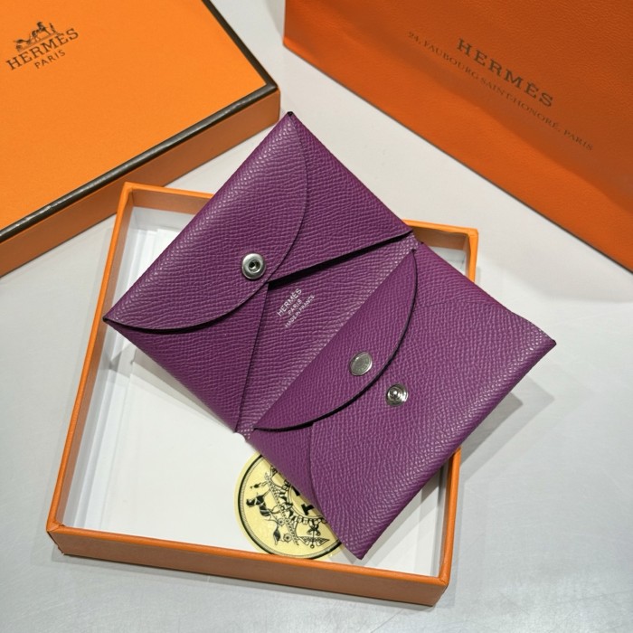 Calvi Duo Card Holder Epsom“10.5*7*1.3CM”-004=