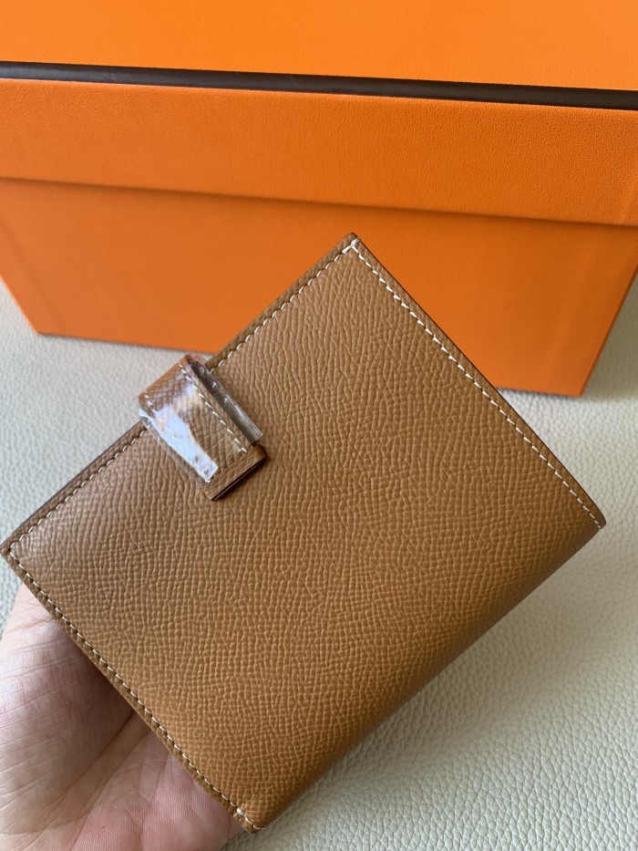 Bearn Compact Wallet Epsom Leather“10*12CM” -053=