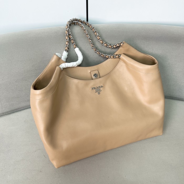 Soft Calf Chain Tote Bag“39*29*19CM”-0821=
