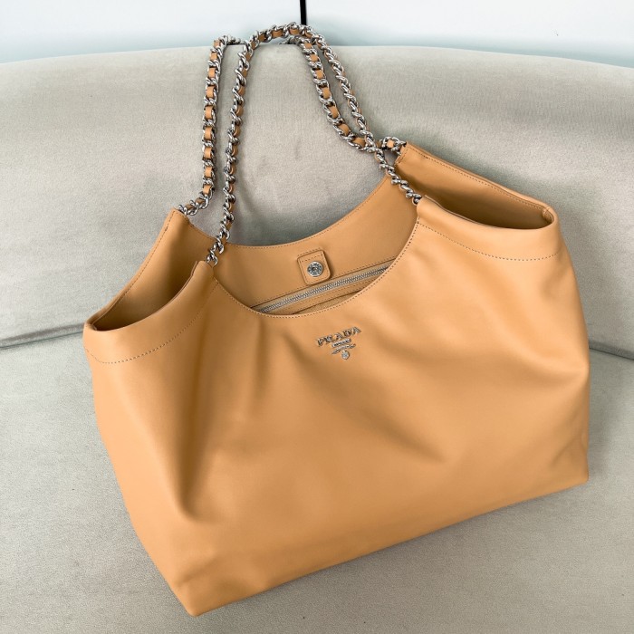 Soft Calf Chain Tote Bag“39*29*19CM”-0821=