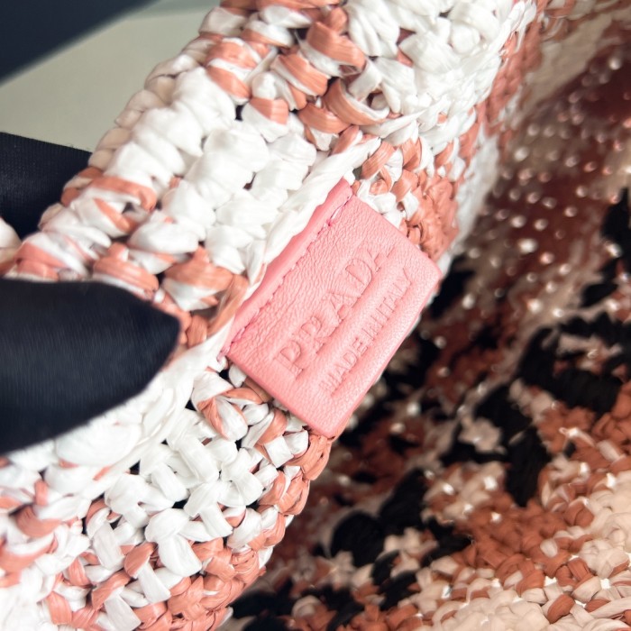 Crochet Tote Bag“24*24*8CM”-089=