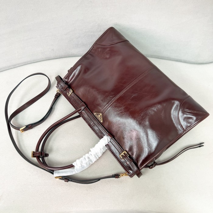 Bonnie Extra Large Leather Handbag“42*30*12CM”-0831=
