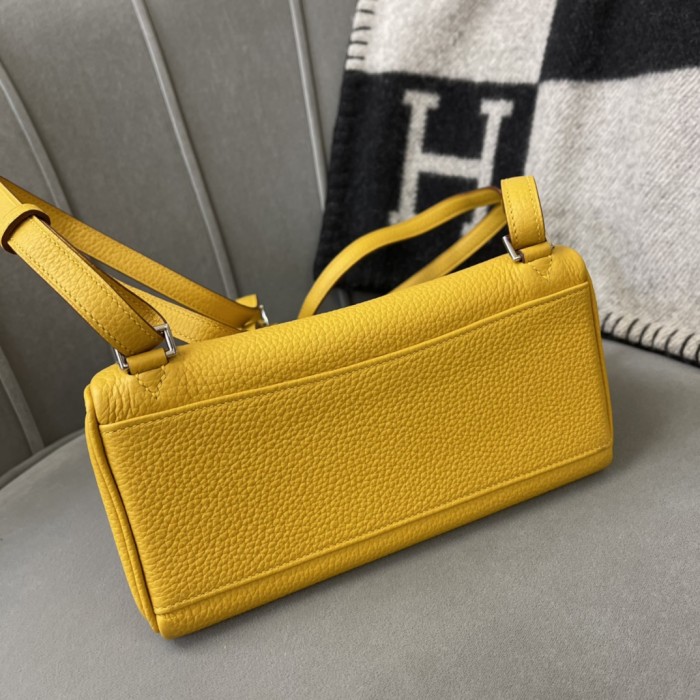 Kelly Ado“22*9*23CM”Togo Leather -0551=