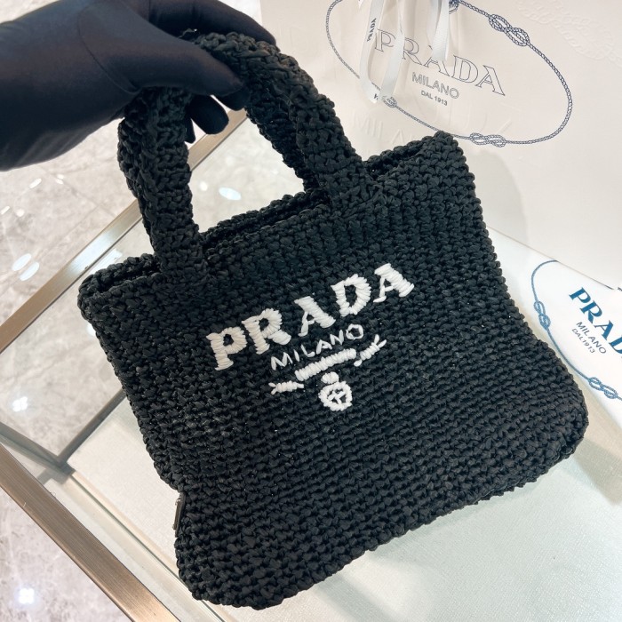 Crochet Tote Bag“24*24*8CM”-089=
