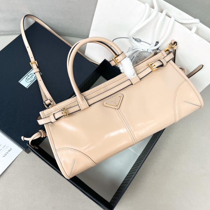 Bonnie medium leather handbag“32*15.5*12CM”-0811=
