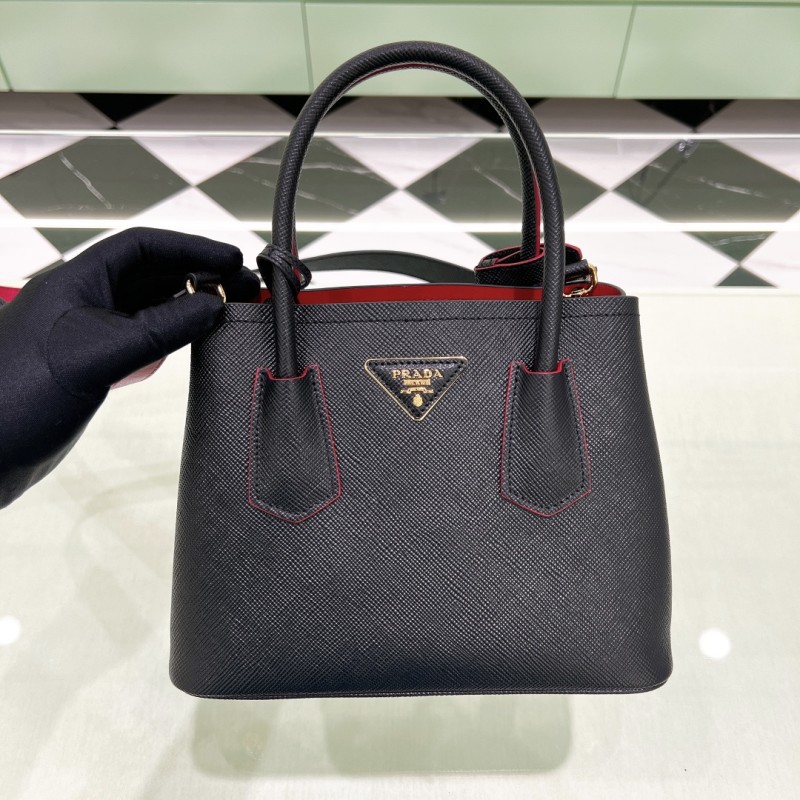 Double Saffiano Leather Bag “25*18.5*12.5CM”-0811=