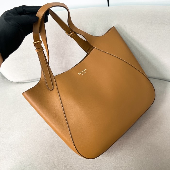 Large Leather Tote Bag“37*33*9CM”-0831=