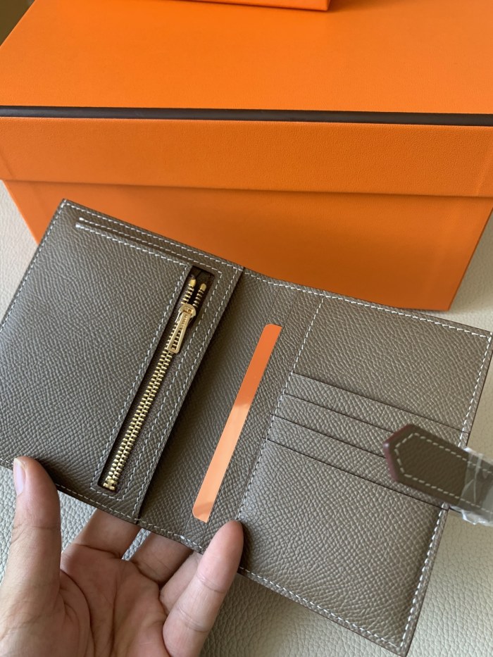 Bearn Compact Wallet Epsom Leather“10*12CM”-053=