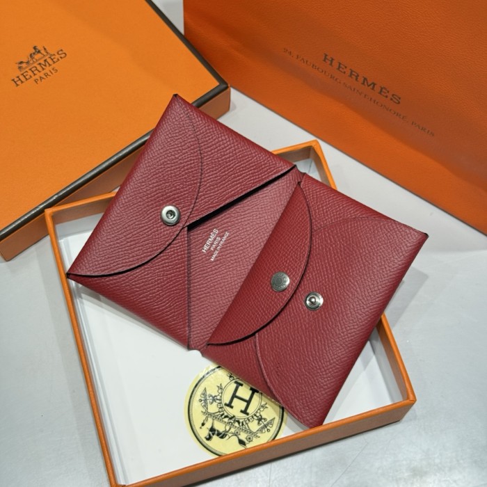 Calvi Duo Card Holder Epsom“10.5*7*1.3CM”-004=