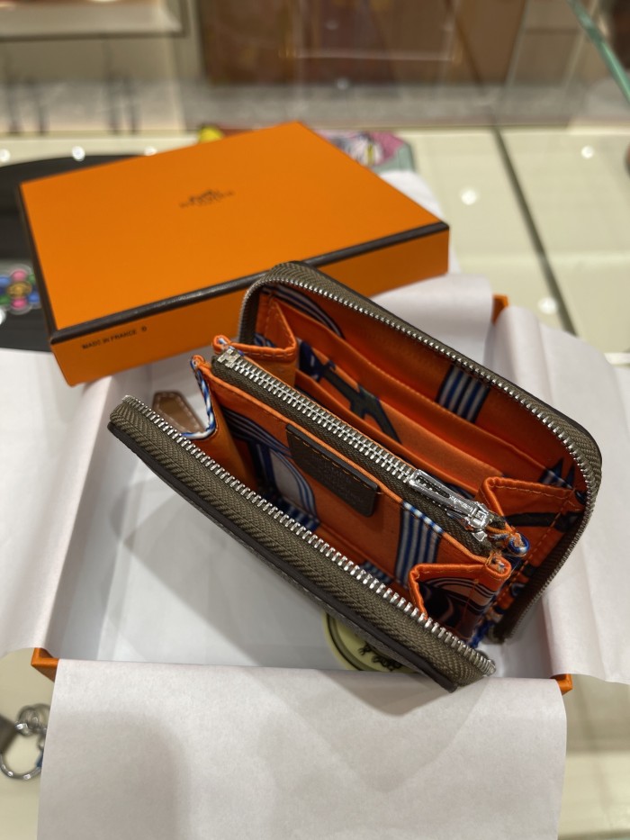 Silk'In Compact Wallet Epsom“11.5*2*9.5CM”-035=