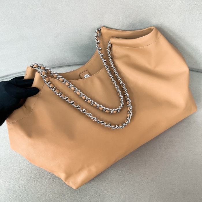 Soft Calf Chain Tote Bag“39*29*19CM”-0821=