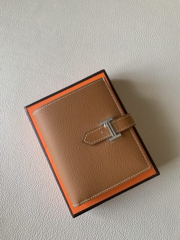 Bearn Compact Wallet Epsom Leather“10*12CM”-053=