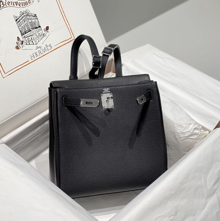 Kelly Ado“22*9*23CM”Togo Leather -0551=