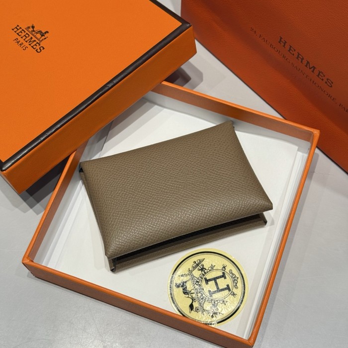 Calvi Duo Card Holder Epsom“10.5*7*1.3CM”-004=