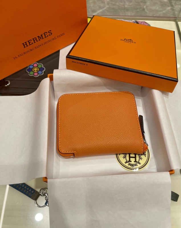 Silk'In Compact Wallet Epsom“11.5*2*9.5CM”-035=