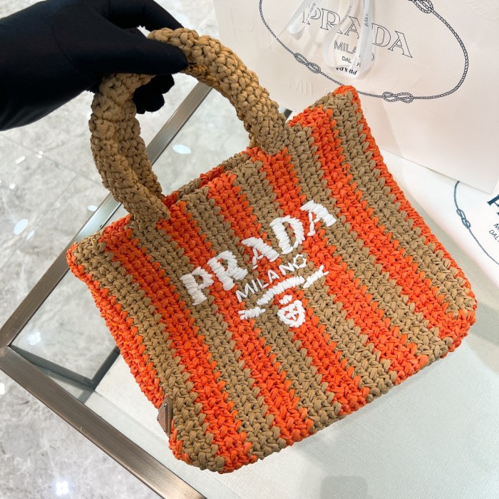 Crochet Tote Bag“24*24*8CM”-089=