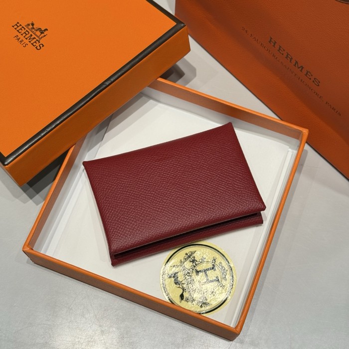 Calvi Duo Card Holder Epsom“10.5*7*1.3CM”-004=