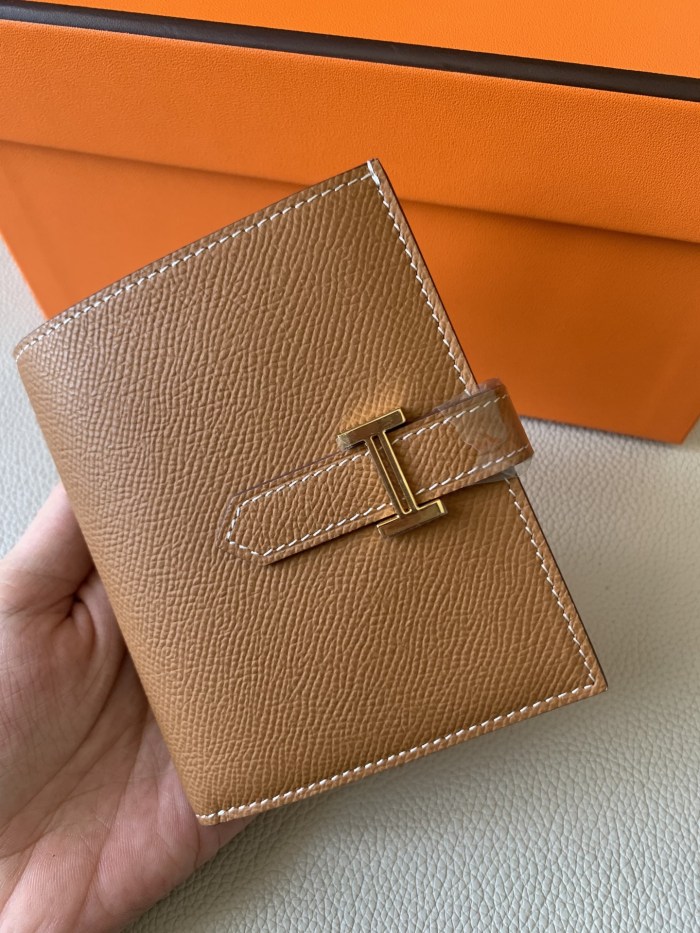 Bearn Compact Wallet Epsom Leather“10*12CM” -053=
