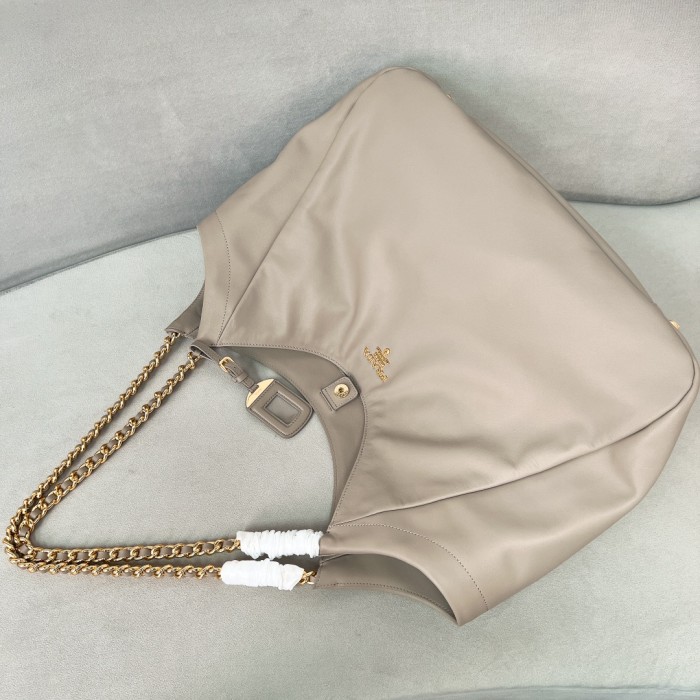 Soft Calf Chain Tote Bag“39*29*19CM”-0821=