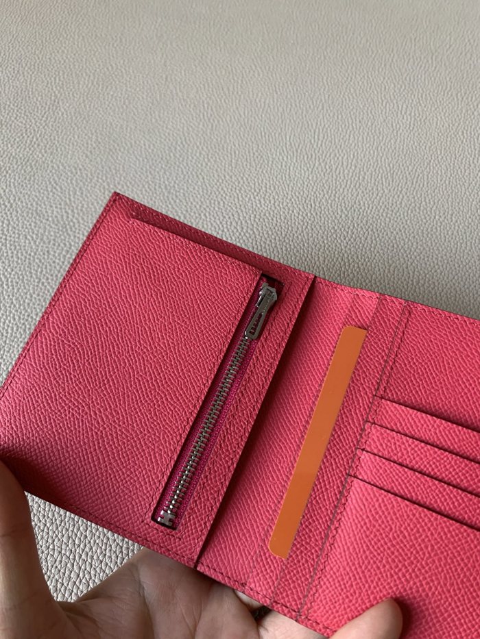 Bearn Compact Wallet Epsom Leather“10*12CM”-053=