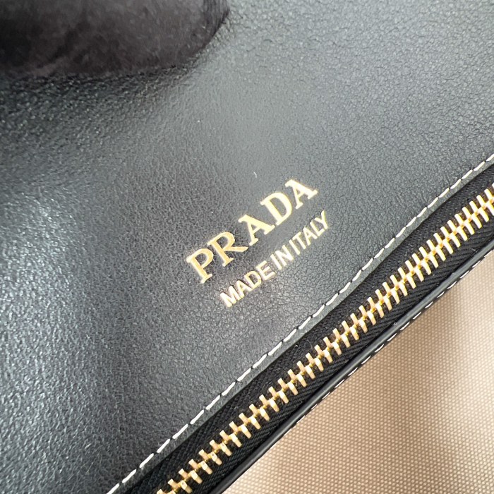 Linen Blend And Leather Tote Bag“35*22.5*13CM”-089=