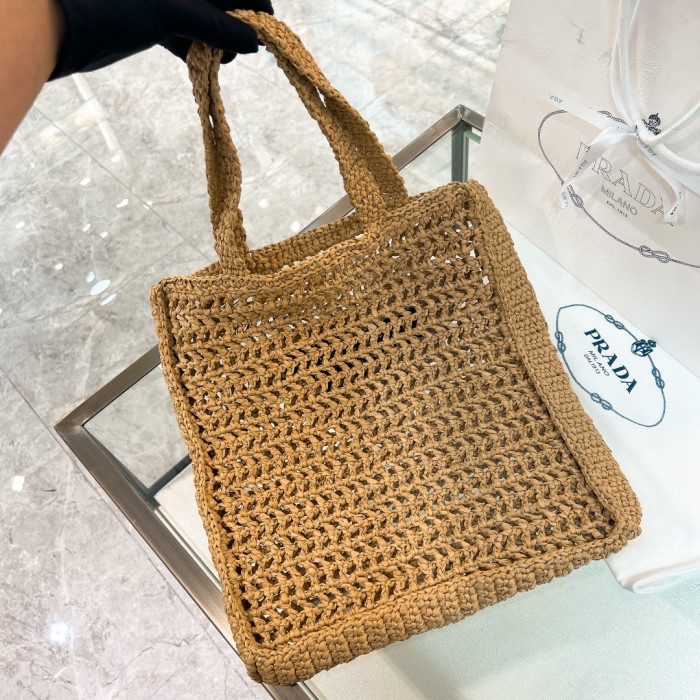 Crochet Tote Bag“38*36*3CM”-088=