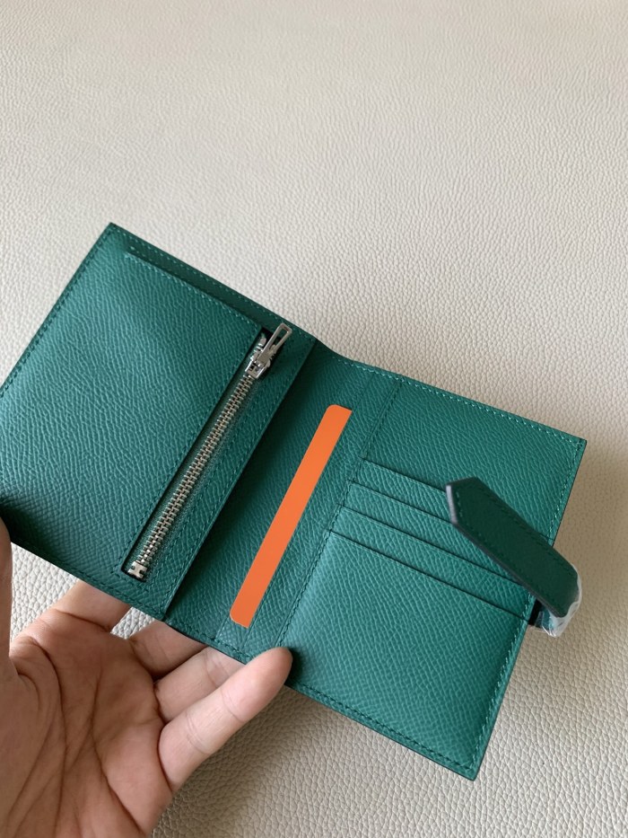 Bearn Compact Wallet Epsom Leather“10*12CM”-053=