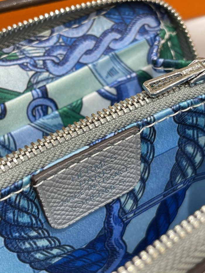 Silk'In Compact Wallet Epsom“11.5*2*9.5CM”-035=