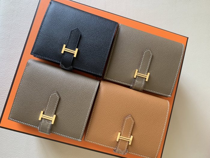 Bearn Compact Wallet Epsom Leather“10*12CM”-053