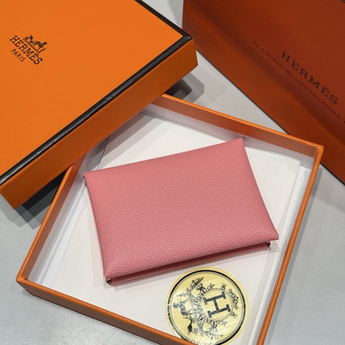 Calvi Duo Card Holder Epsom“10.5*7*1.3CM”-004=